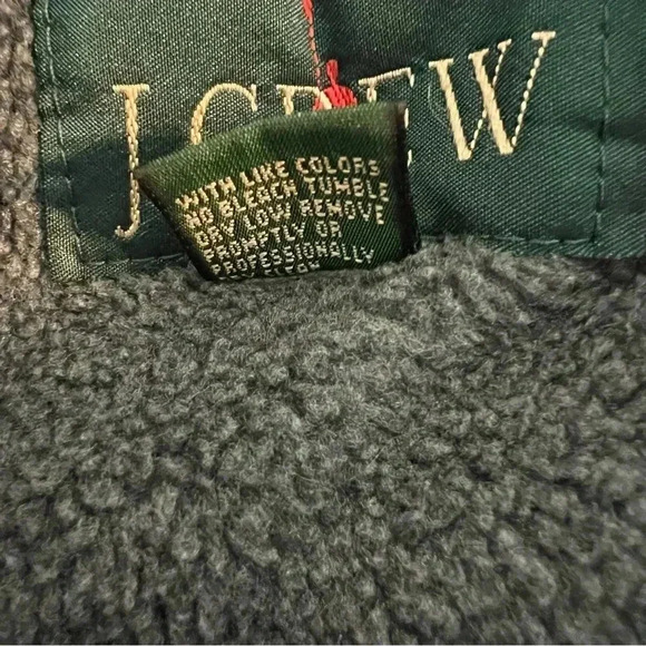 Vintage j crew women’s puffer jacket small fleece lined - Picture 5 of 5